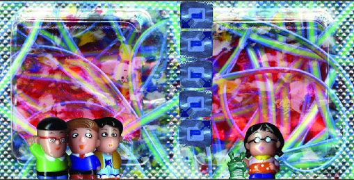 From the Jolly Ranchers series . Digital Print / Plexiglas. 15" X 30" 2005. 1/5